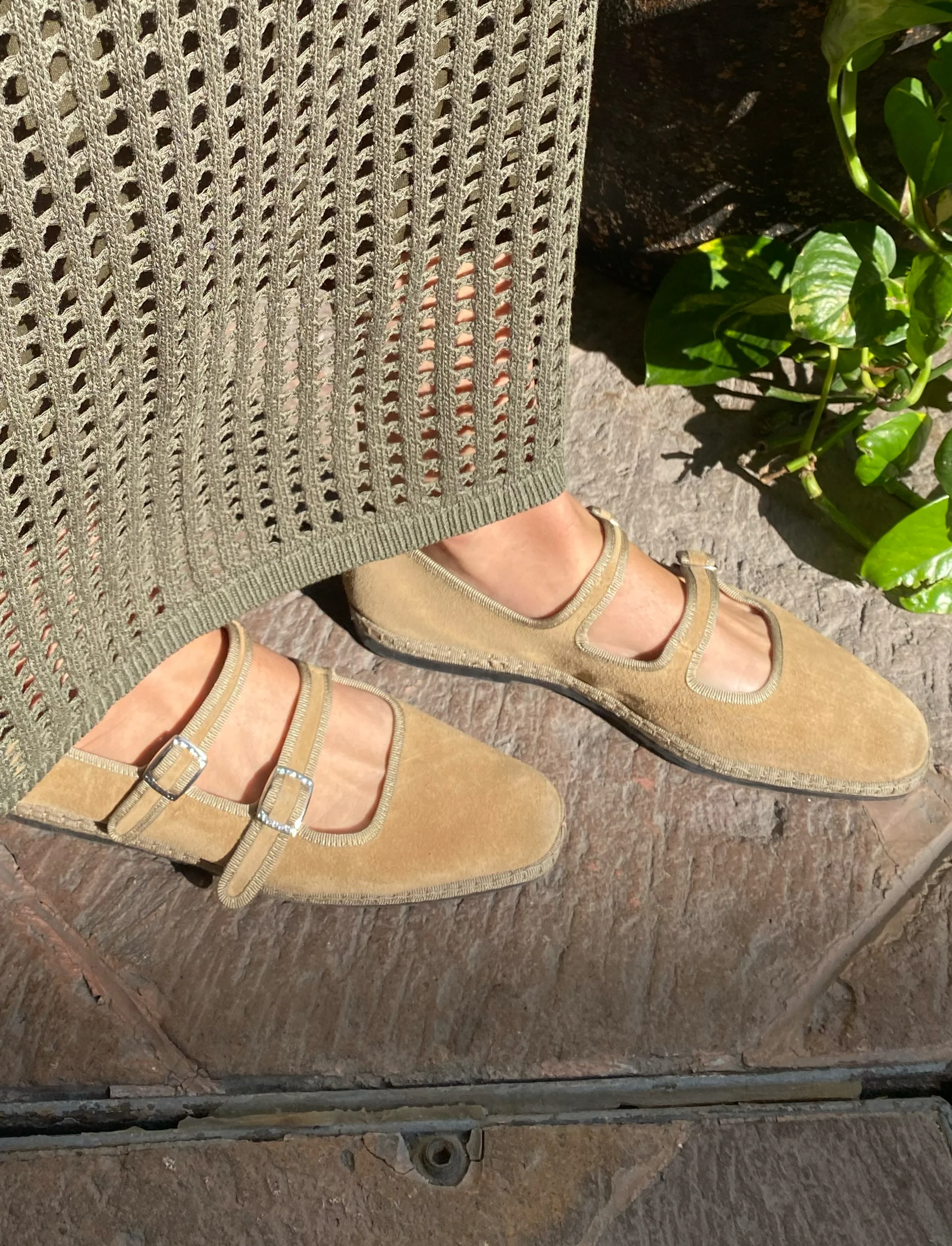 Antonia Suede Double Mary Jane | Preorder - Image 4