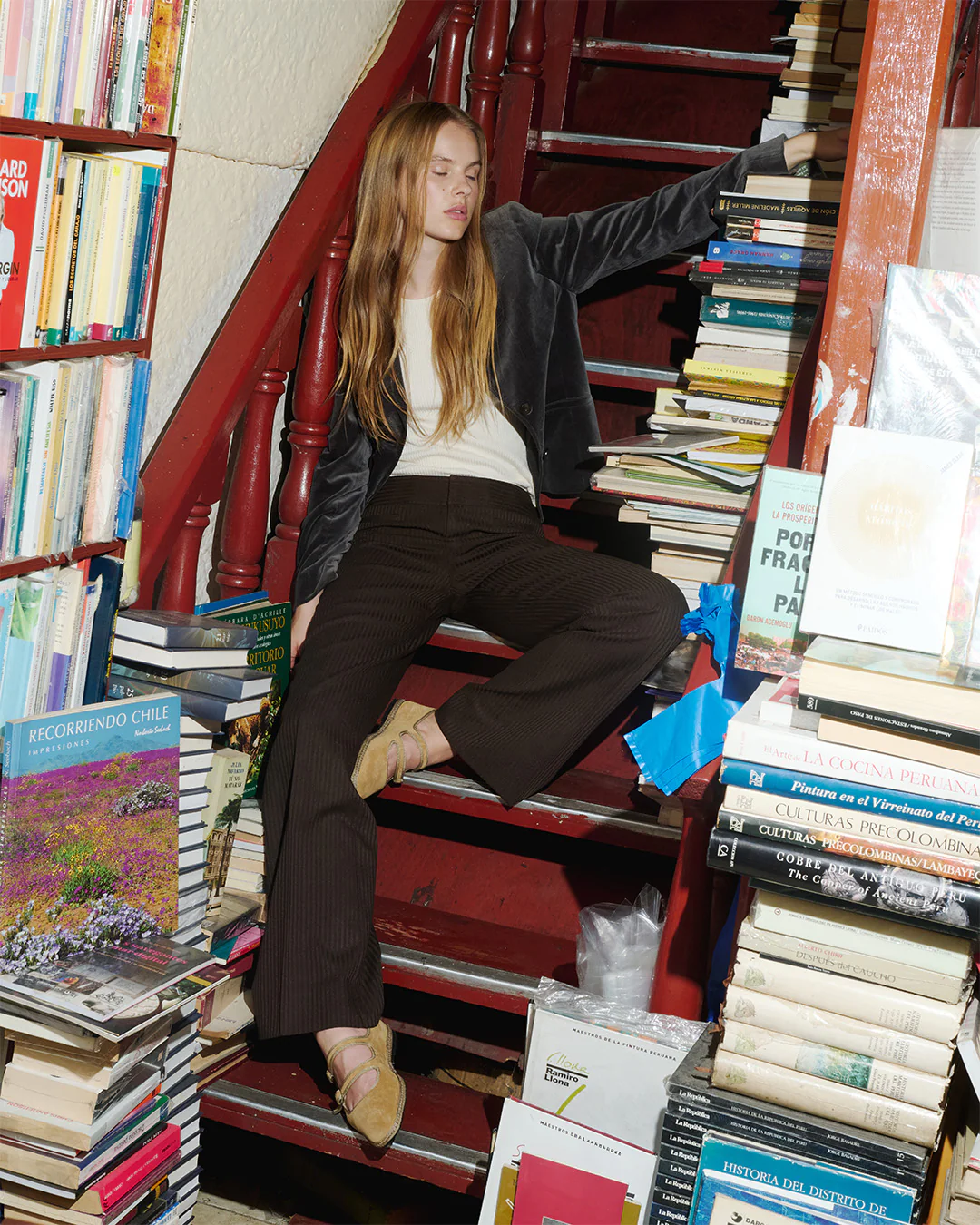 Antonia Suede Double Mary Jane | Preorder - Image 5