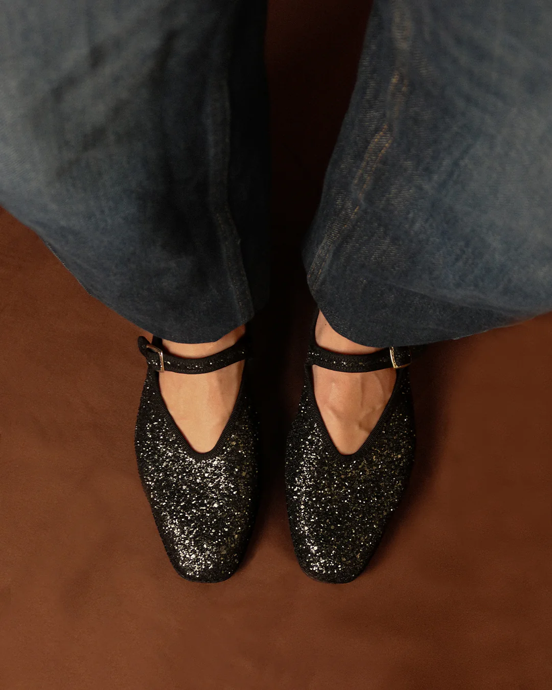 Danni Black Glitter Mary Jane - Image 3