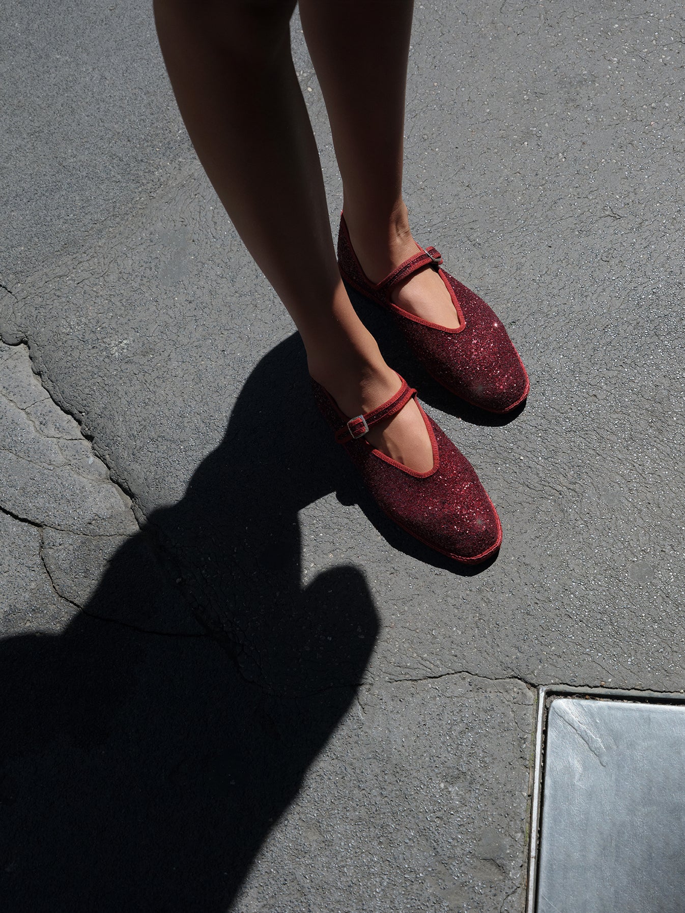 Mina Burgundy Glitter Mary Jane - Image 6