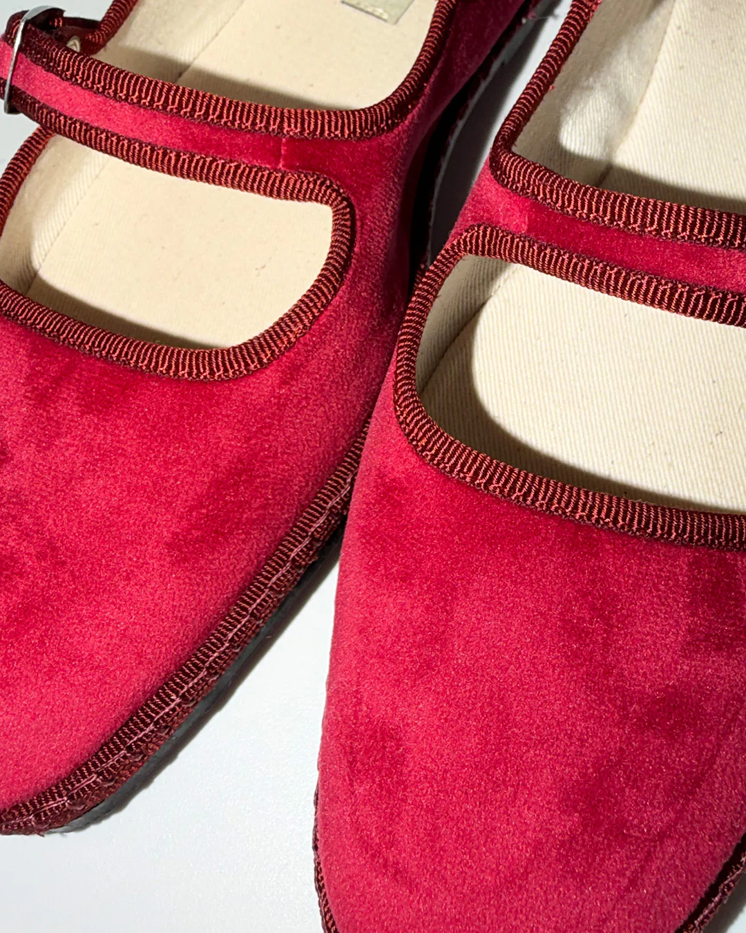 Raspberry Double Mary Jane Friulane - Image 5