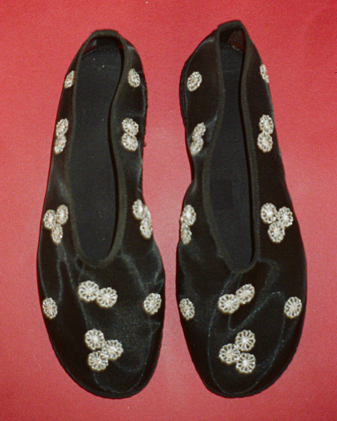 Ciao Lucia Embroidered Mesh Flat - Image 4